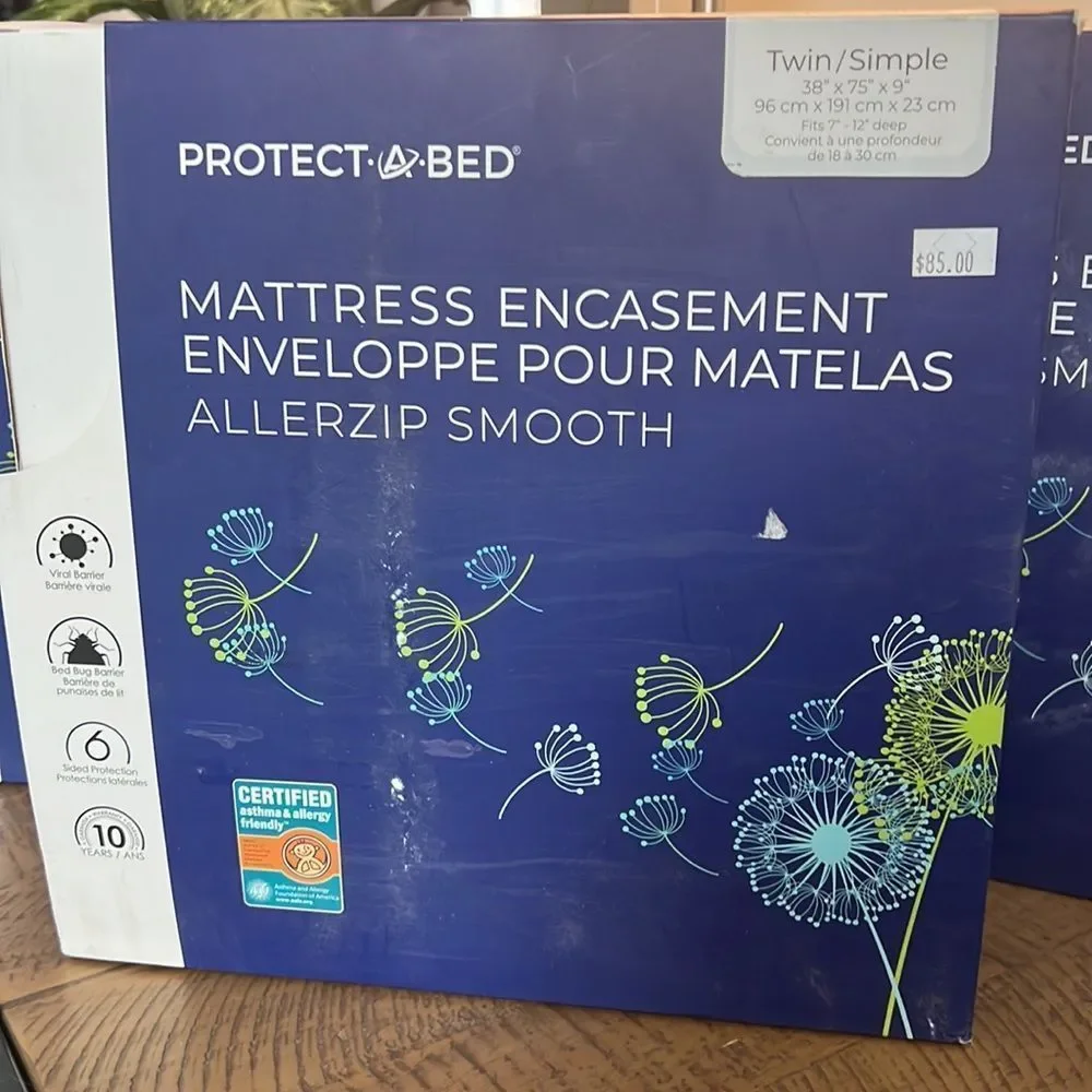 PROTECT-A-BED® MATTRESS ENCASEMENT WATERPROOF MATTRESS PROTECTOR - Picture 3 of 7